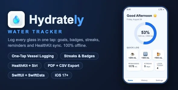 Hydrately preview