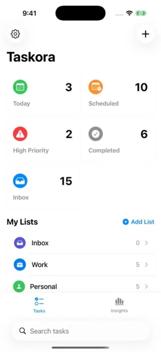 Taskora screenshot 4