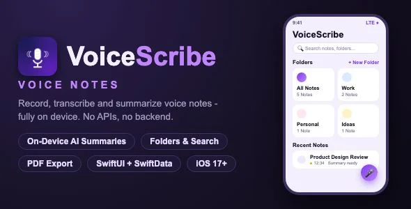 VoiceScribe preview