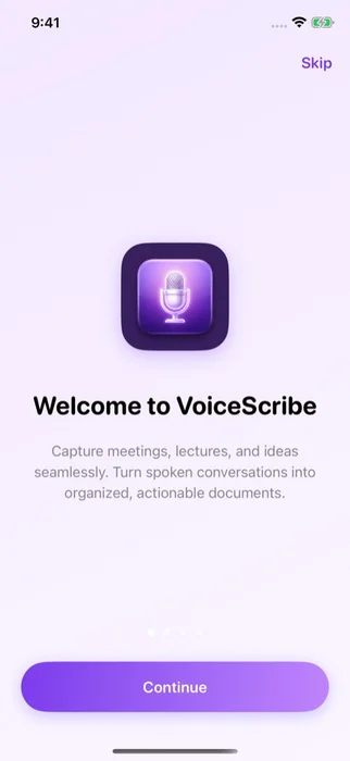 VoiceScribe screenshot 1